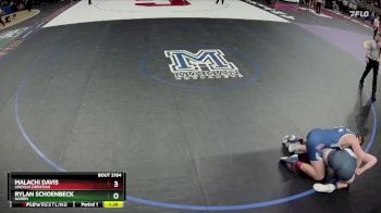 Quarterfinal - Malachi Davis, Lincoln Christian vs Rylan Schoenbeck, Norris