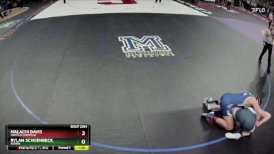 Quarterfinal - Malachi Davis, Lincoln Christian vs Rylan Schoenbeck, Norris