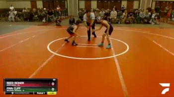 75 lbs Round 1 (6 Team) - Finn Cliff, Belding Orange vs Reed Reiner, Ohio Gold