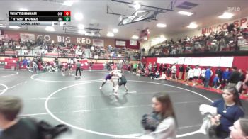175 lbs Cons. Semi - Wyatt Bingham, Oakley vs Ryker Thomas, Snake River