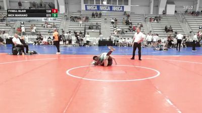 138 lbs Rr Rnd 1 - Tyrell Blair, Team Iron Bear AAU - HSB vs Nick Mariano, D3 Training Center - HSB