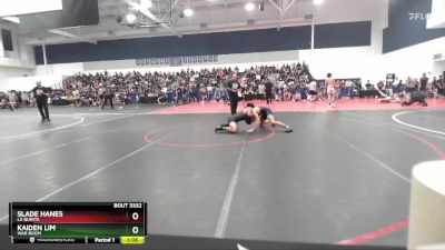 120 lbs Quarterfinal - Slade Hanes, La Quinta vs Kaiden Lim, War Room