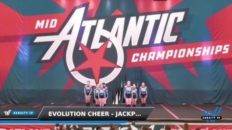 Evolution Cheer - Jackpot [2022 L1 Youth - D2 - Small] 2022 Mid-Atlantic Championship Wildwood Grand National DI/DII