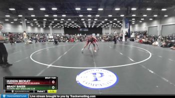 126 lbs Champ. Round 3 - Brady Baker, Michigan West Wrestling Club vs Hudson Beckley, Threestyle Wrestling Of Oklahoma