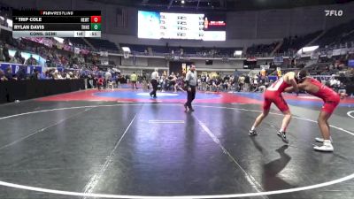 7A 175 lbs Cons. Semi - Trip Cole, Hewitt-Trussville vs Rylan Davis, Thompson HS