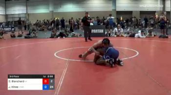 138 lbs 3rd Place - Devlin Blanchard, Team New York vs Jeakus Hines, CFWA Blue