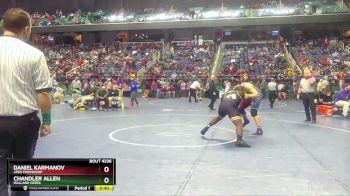 4A 285 lbs Cons. Round 3 - Daniel Karmanov, Apex Friendship vs Chandler Allen, Mallard Creek