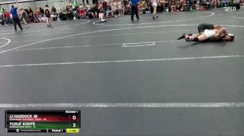 84 lbs Round 1 (4 Team) - JJ Haddock Jr, Warhawk National Team vs Yusuf Konte, Springford Rams