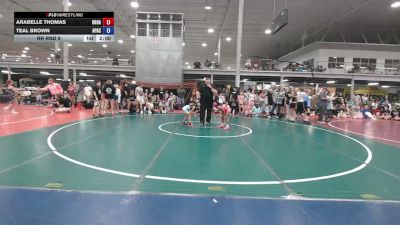 50 lbs Rr Rnd 9 - Arabelle Thomas, Broad Axe - Girls vs Teal Brown, Apache - Girls
