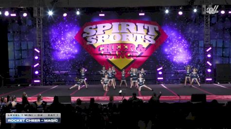 Rocket Cheer - Magic [2025 L1 Mini - D2 Day 1] 2025 Spirit Sports Worcester Nationals