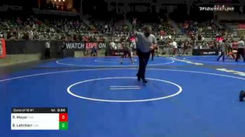 157 lbs Consolation - Ritson Meyer, Elgin Grapplers vs Brady Lehnherr, Law