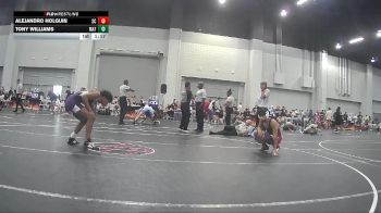 136 lbs Cons. Round 3 - Tony Williams, MBCRD Youth Wrestling Club vs Alejandro Holguin, Slate Wrestling Club