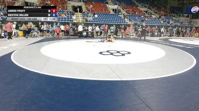 150 lbs Cons. Sub-rd Of 64 - Amrin Pratt, Indiana vs Dexton Miller, South Dakota
