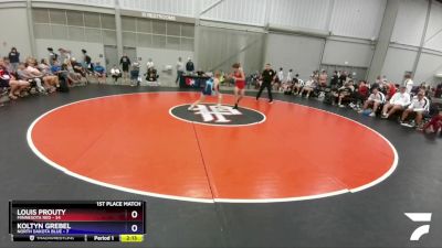 126 lbs Placement Matches (8 Team) - Louis Prouty, Minnesota Red vs Koltyn Grebel, North Dakota Blue