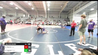 182 lbs Rr Rnd 3 - Daniel Martin, Tallwood Wrestling Club vs Joshua Ingram, Team Takedown