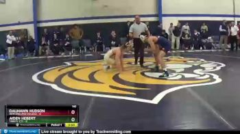 141 lbs Quarters & Wb (16 Team) - Aiden Hebert, Trinity (CT) vs Daijhawn Hudson, New England College