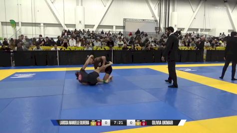 OLIVIA UKMAR vs Larissa Manuelle Oliveira 2024 World IBJJF Jiu-Jitsu No-Gi Championship