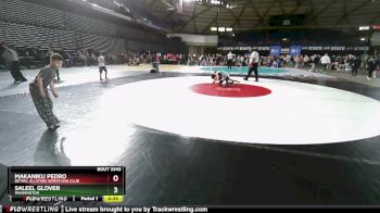 80 lbs Quarterfinal - Saleel Glover, Washington vs Makaniku Pedro, Bethel AllStars Wrestling Club