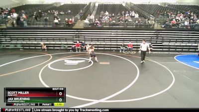 123 lbs Cons. Round 7 - Jax Bruening, Providence Hall vs Scott Miller, Park City