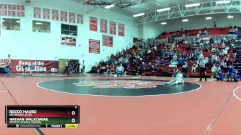 120 lbs Round 3 - Nathan Walkowiak, Detroit Catholic Central vs Rocco Mauro, Archbishop Alter