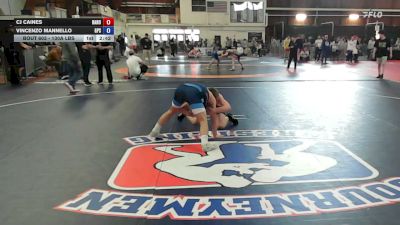 130A lbs Semifinal - Cj Caines, Hanover Area vs Vincenzo Mannello, Gps