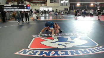 130A lbs Semifinal - Cj Caines, Hanover Area vs Vincenzo Mannello, Gps