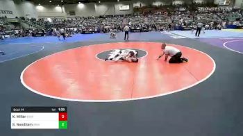 126 lbs Round Of 32 - Kalyb Miller, Escalon Wrestling vs Spencer Needham, Southwest Washington Wrestling Club