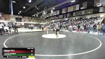 106 lbs Cons. Round 2 - Logan Moreo, Los Alamitos vs Deegan Bell, Etiwanda