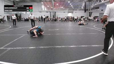 113 lbs Round 5 (6 Team) - Izaya Schickley, JV All Stars vs Evan Cies, Steller Trained Seripas