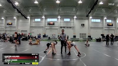 84 lbs Round 9 (10 Team) - Karter Holmes, OMP vs Ayden Unger, Lake WC