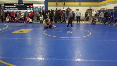 145 lbs Consy 5 - Jacob Junkins, Williamstown-WV vs Max Firestine, Franklin Regional