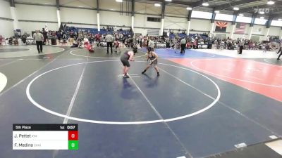 5th Place - Jaylon Pettet, Rim County Grapplers vs Francisco Medina, Chain Gang