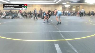 120 lbs Round Of 16 - Francisco Hernandez, Bullard HS vs Kooper Nowell, Canyon View HS