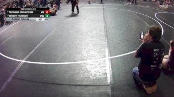 73 lbs Champ. Round 1 - Maddy Parrish, Westside Wrestling Club vs Tapanga Thompson, Norfolk Jr Wrestling