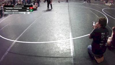 73 lbs Champ. Round 1 - Maddy Parrish, Westside Wrestling Club vs Tapanga Thompson, Norfolk Jr Wrestling