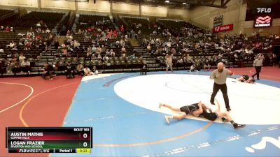 101 lbs Champ. Round 2 - Logan Frazier, Riverton High School vs Austin Mathis, Copper Hills