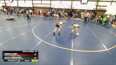 86 lbs Semifinal - Royce Hernandez, Sanderson Wrestling Academy vs Gibson Ashby, Wasatch Wrestling Club