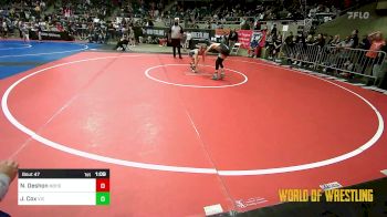 73 lbs Round Of 32 - Nolan Deshon, Neighborhood Wrestling Club vs John Cox, Victory