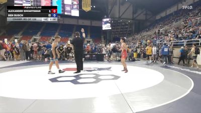 138 lbs Champ. Rd Of 128 - Alexander Shvartsman, IL vs Ben Busch, KS