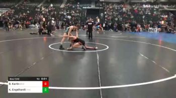 132 lbs Consolation - Bryce Karlin, Beatrice vs Kellen Engelhardt, Thompson Valley