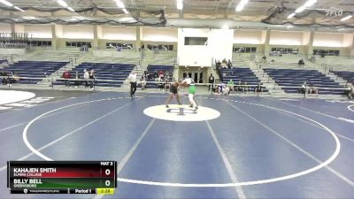 197 lbs Cons. Round 3 - Billy Bell, Greensboro vs Kahajen Smith, Elmira College