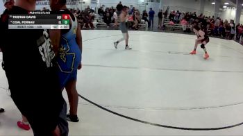 109 lbs Champ. Round 2 - Coal Fernau, Clarkson Leigh vs Tristan Davis, Aquinas