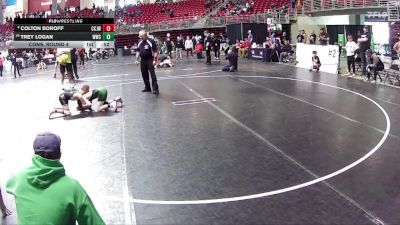 80 lbs Cons. Round 4 - Colton Boroff, Central City JR. Wrestling vs Trey Logan, Westside Wrestling Club