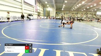 126 lbs Rr Rnd 1 - Gunnar Myers, Mat Assassins vs Luke Poore, Steller Trained Gold