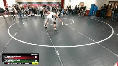 150 lbs Cons. Round 7 - Tracen Howard, Cheyenne East vs Clayton Sawyer, Mountain View