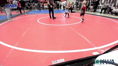 40 lbs Consi Of 8 #2 - Nova Miller, Wagoner Takedown Club vs Kyson Miller, Wagoner Takedown Club