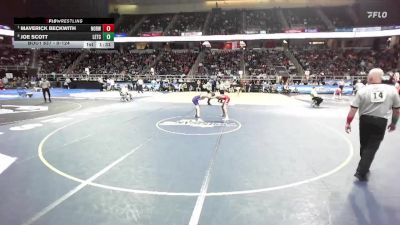 II-124 lbs Semifinal - Maverick Beckwith, Norwich vs Joe Scott, Letchworth