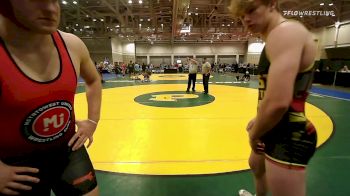 195 lbs Semifinal - Bennett Sonneborn, MetroWest United Black vs Joey Novak, Beast Of The East