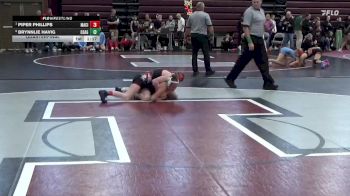 100 lbs Quarterfinal - Piper Phillips, Mason City vs Brynnlie Havig, Osage