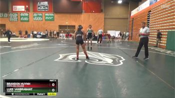 149 lbs Cons. Round 2 - Brandon Huynh, Santa Ana College vs Luke VanBrabant, Cuesta College